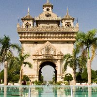 Monument in Vientianne