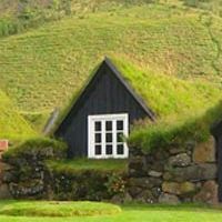Turf house in Iceland